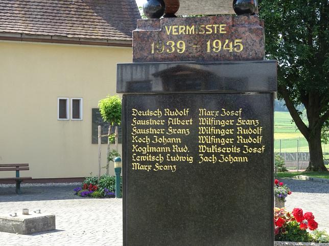 Neusiedl bei Gssing, Kriegerdenkmal