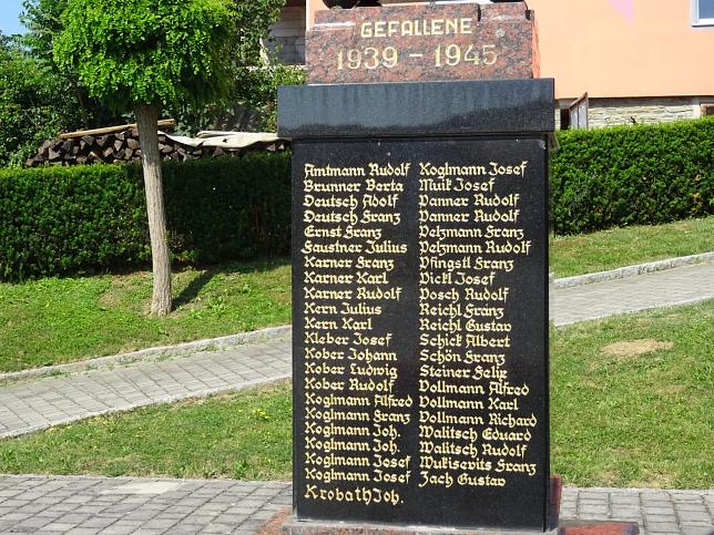 Neusiedl bei Gssing, Kriegerdenkmal